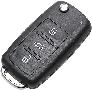 VW Polo 6 Golf 6 - 3 Button Flip Key Case MK6 key casing