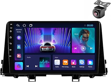 9Inch Android Bundle Wireless Carplay Compatible with Kia Picanto 2017-19