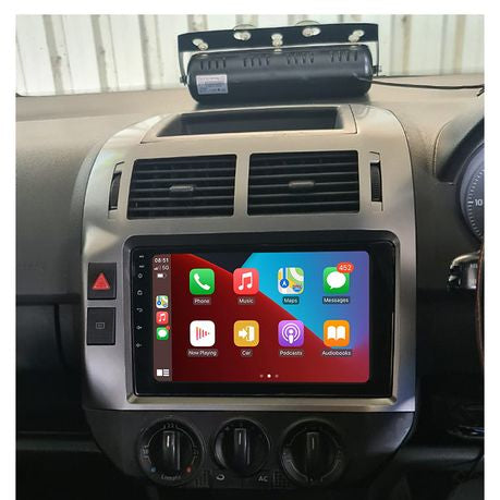 VW Polo 2003 to 2009 Bujwa Android Navigation Radio with Carplay 4+64GB available in black or silver