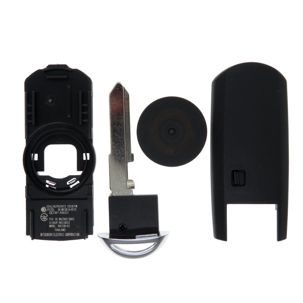 Mazda 2 Button Smart Key Case - center Battery Frame