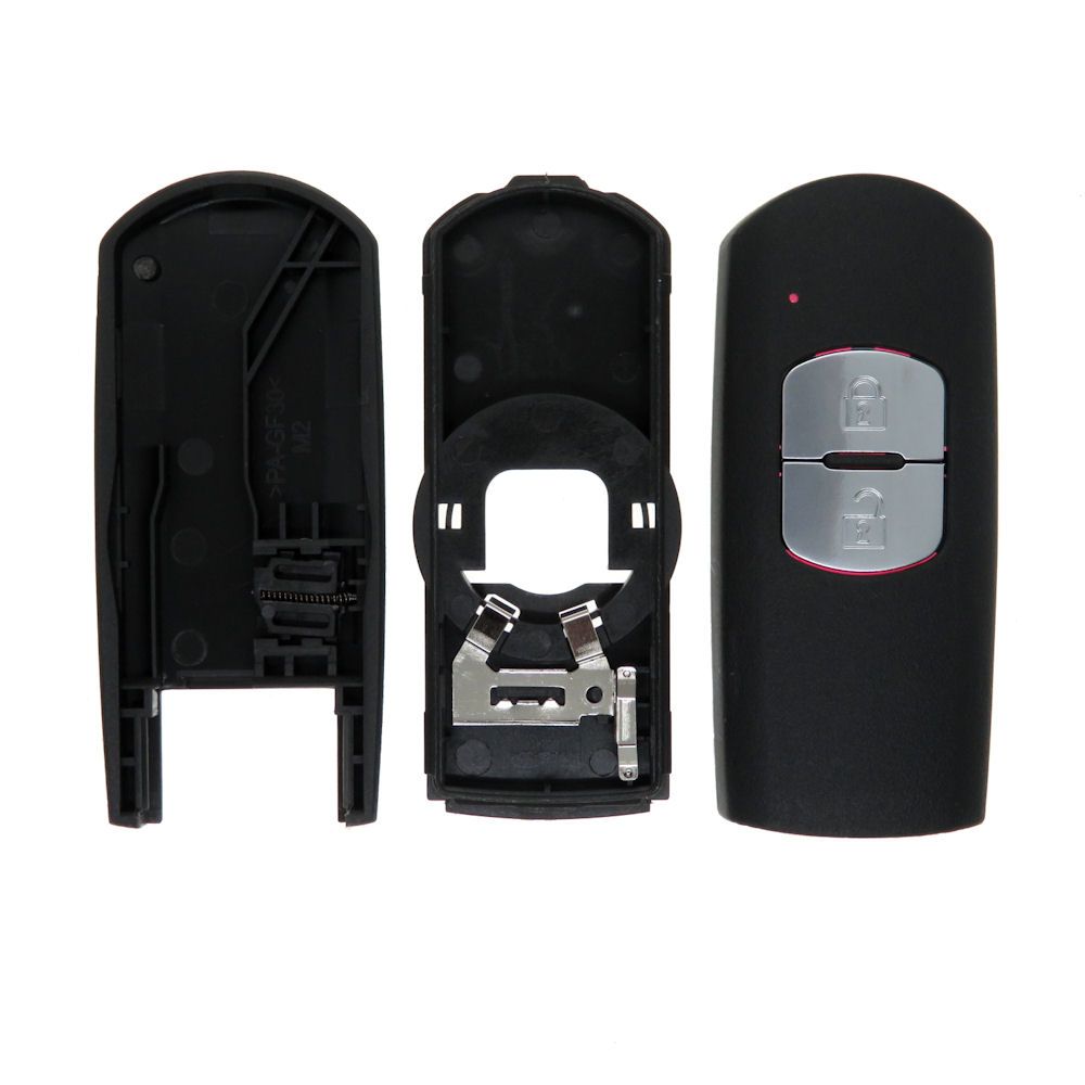 Mazda 2 Button Smart Key Case - center Battery Frame
