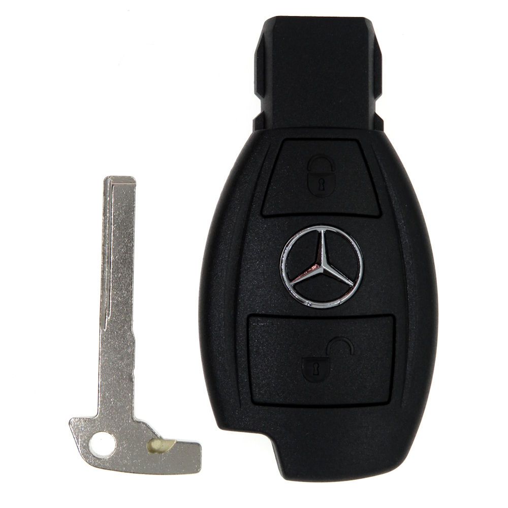 Mercedes Benz 2 Button IR Remote Key Case 2007+