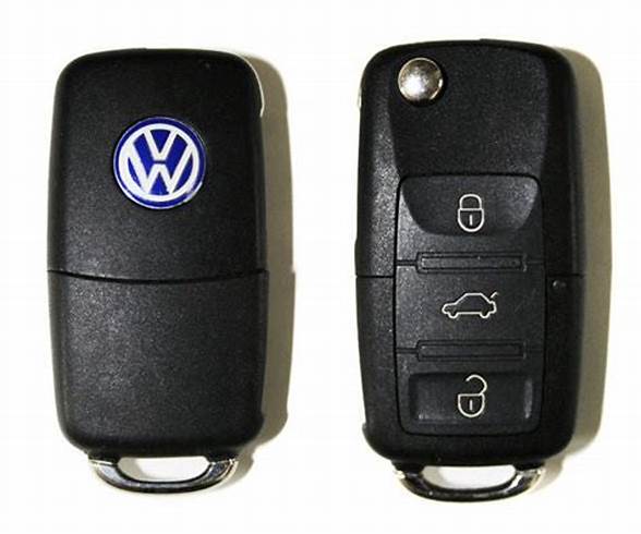 VW Golf 5 / Polo Vivo / Kombi 3 Button Flip Key Case - MK5