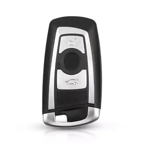 BMW F-Series 3 Button Smart Key Case - Silver Trim
