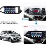 Kia Picanto 2011-2016 Android Radio with Carplay and free reverse Camera