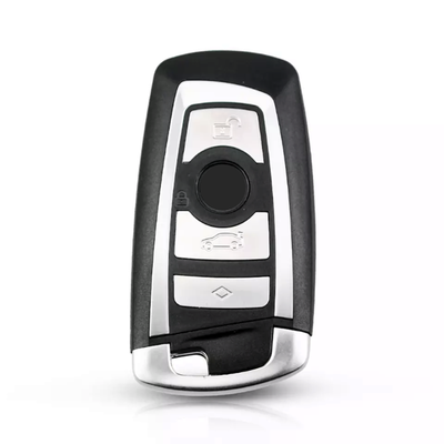 BMW F-Series 4 Button Smart Key Case - Silver Trim