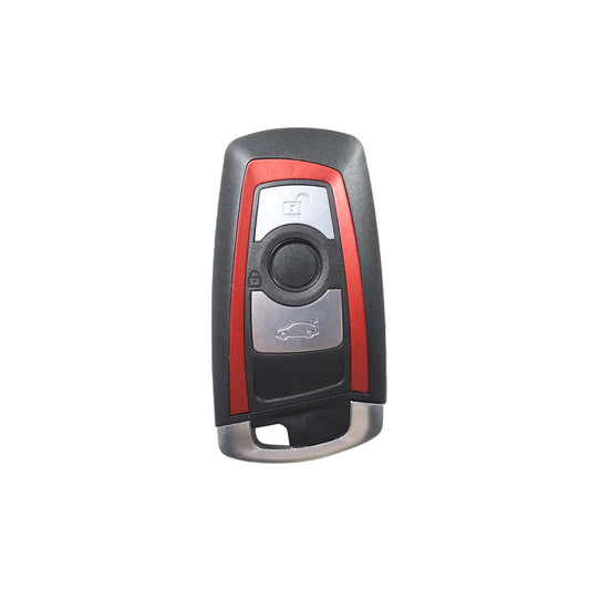BMW F-Series 3 Button Smart Key Case - Red Trim