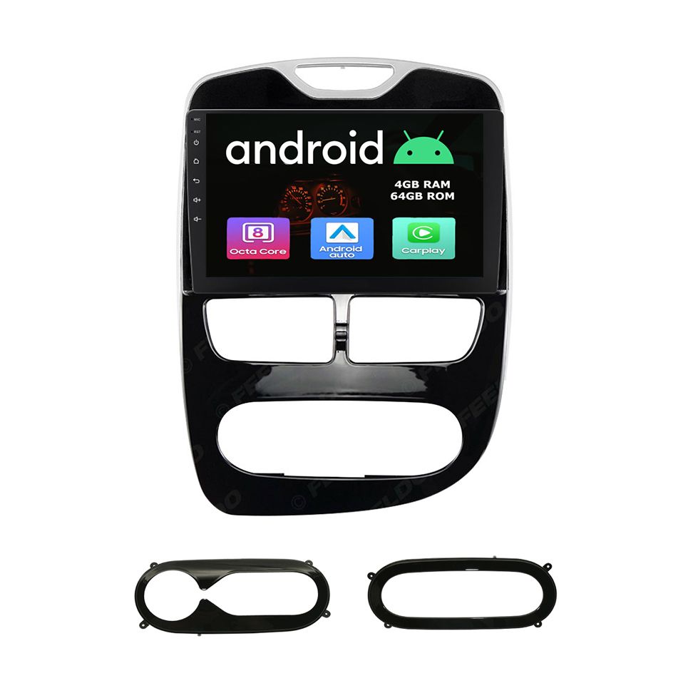 Renault Clio 4 2014 to 2016 Android GPS Navigation Radio With Carplay 4+64GB