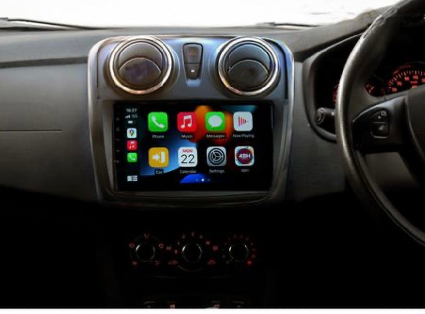 Renault Sandero 2014 - 2022 Android radio with Apple Play 4+64GB with free reverse camera