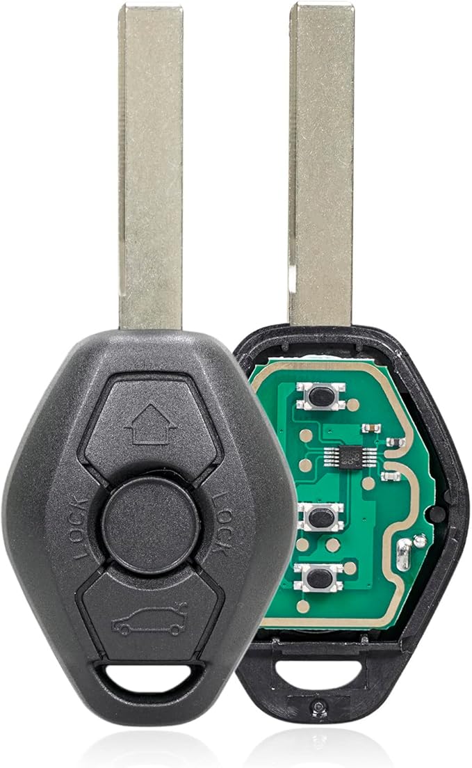 BMW E46 EWS Diamond Key with Remote and Transponder