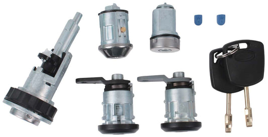 Ford Fiesta / Bantam Complete lock set - 5 Pcs - Aftermarket