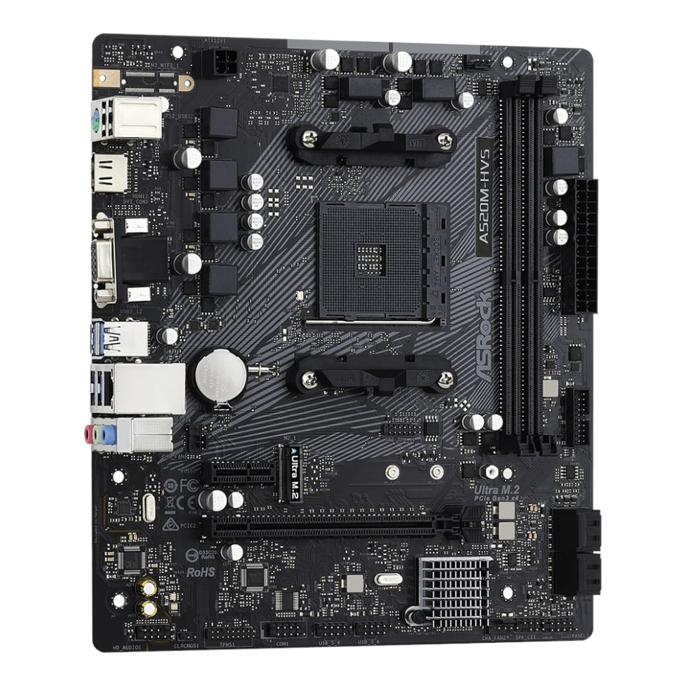 ASRock A520M-HVS AMD AM4 m-ATX Motherboard