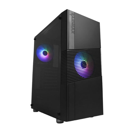 Raidmax H704 ATX | Micro-ATX | Mini-ITX ARGB Sync Mid-Tower Gaming Chassis – Black