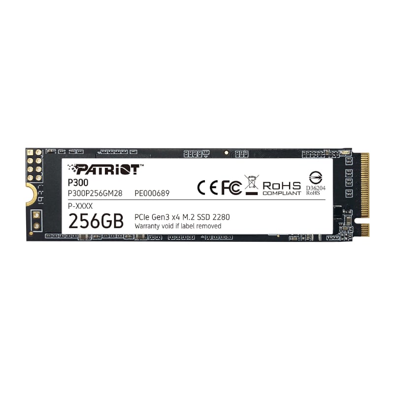 Patriot P300 256GB M.2 PCIe NVMe SSD