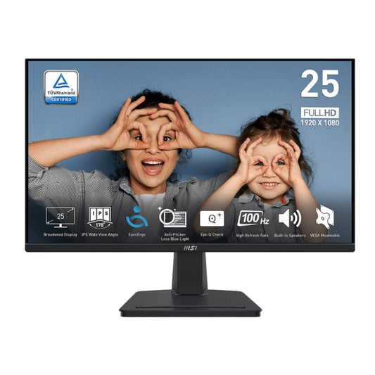 MSI PRO MP251 Professional Monitor 1920×1080 (FHD) IPS 1ms 100Hz HDMI Black