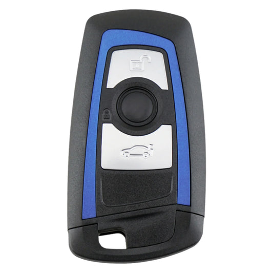 BMW F-Series 3 Button Smart Key Case - Blue Trim