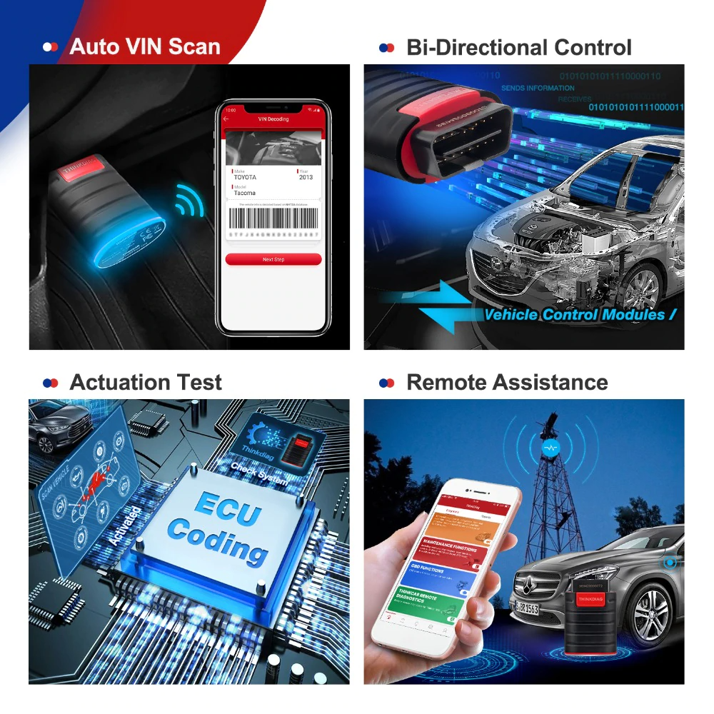 Thinkdiag (New Boot) OBD Full Software Car Diagnostic Tool - Incl 1 Year free Updates Online