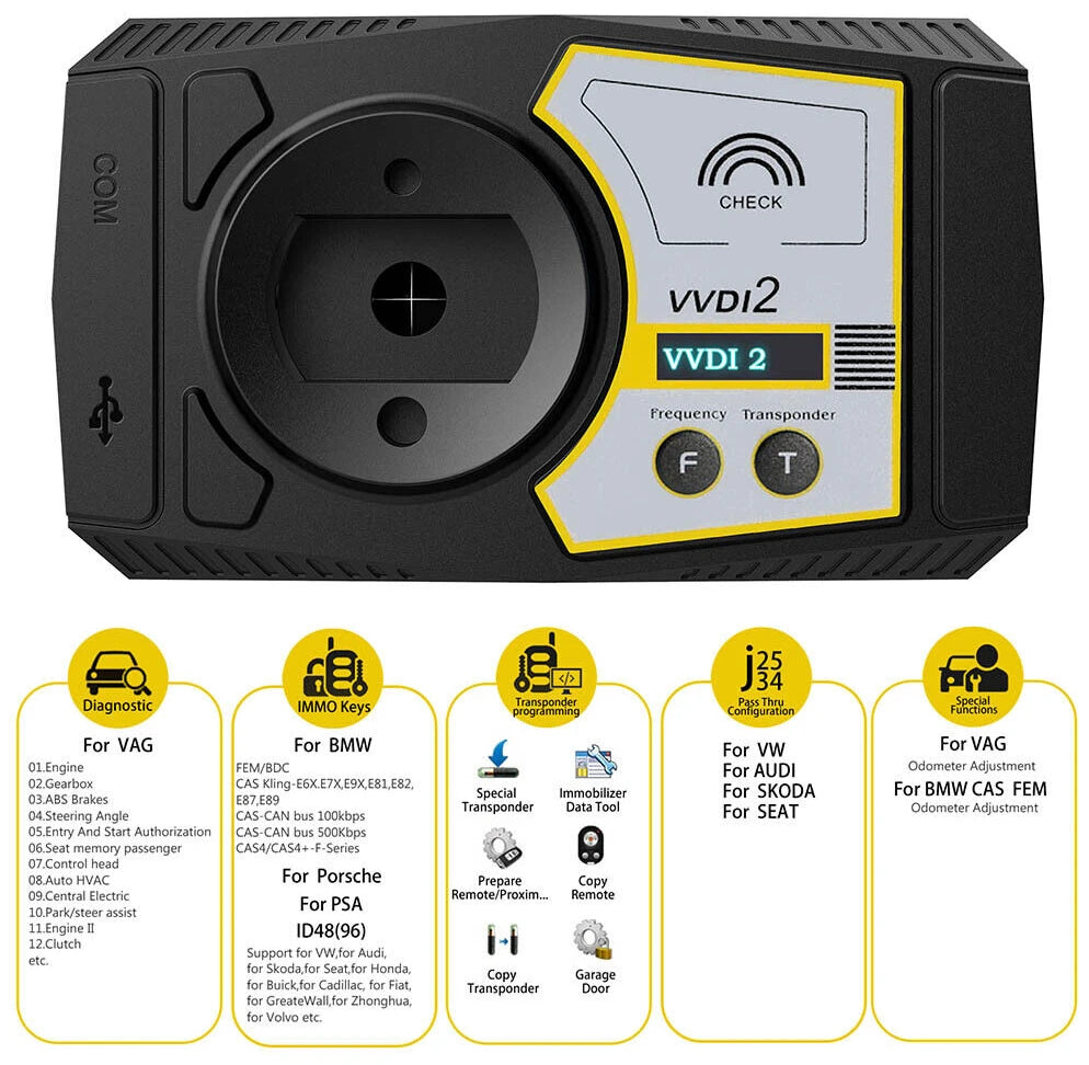 Genuine X-Horse VVDi2 - Full Package - All Activations