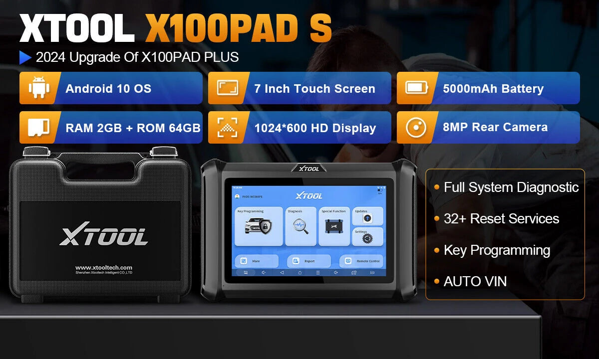 XTOOL X100 PADS Key Programming Tool with Built-In CAN FD&DOIP