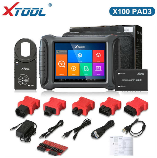 XTOOL X100 PAD3 (X100 PAD Elite) Tablet Key Programmer + KC100 + Diagnostics