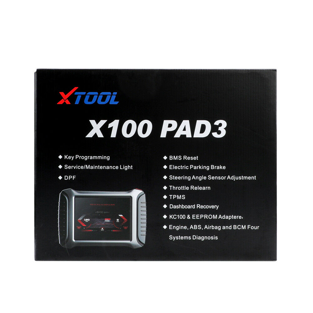 XTOOL X100 PAD3 (X100 PAD Elite) Tablet Key Programmer + KC100 + Diagnostics