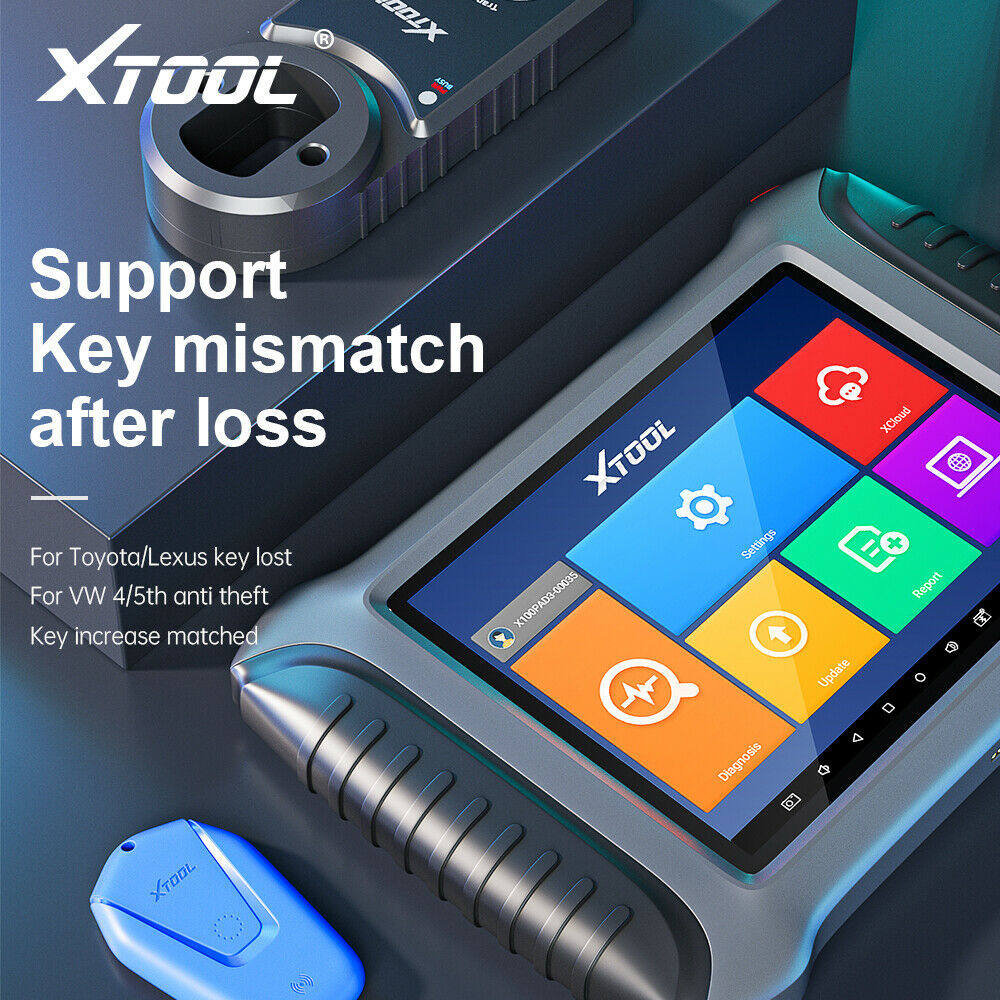 XTOOL X100 PAD3 (X100 PAD Elite) Tablet Key Programmer + KC100 + Diagnostics